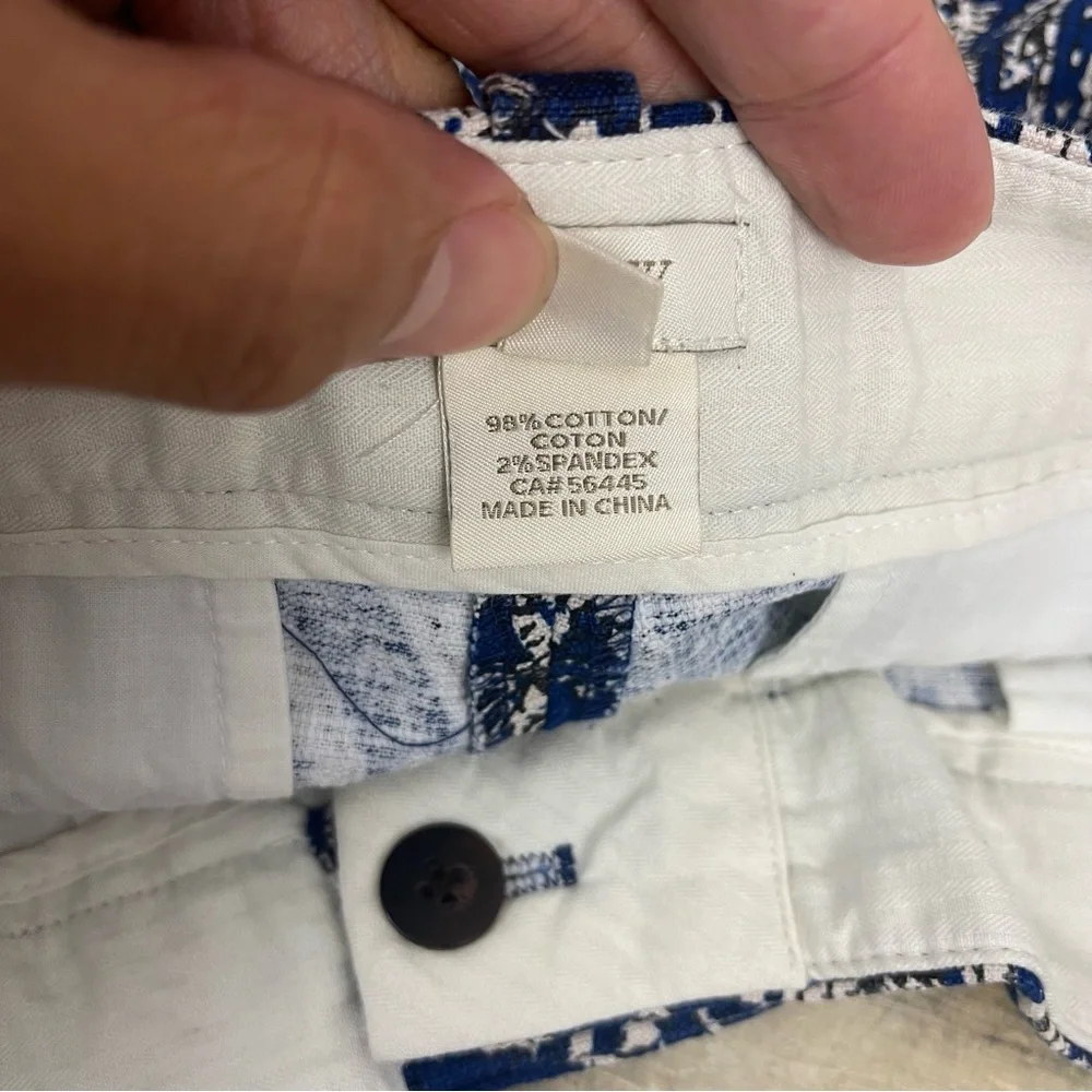 J. Crew Antique Paisley Print Cotton Shorts